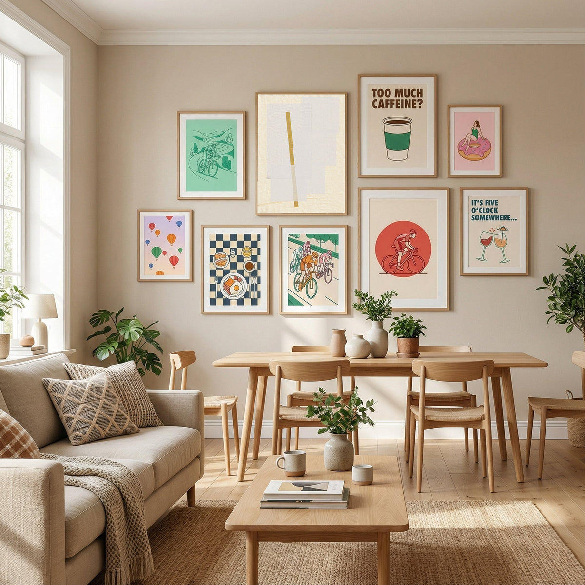Fabric Pattern Collage No.3 Poster by The Miuus Studio in Define Your Sanctuary gallery wall