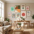 Fall Decor Abstract Shape Poster – Poster und Kunstdruck