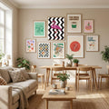 Flamingo heels Zigzag Poster – Poster und Kunstdruck