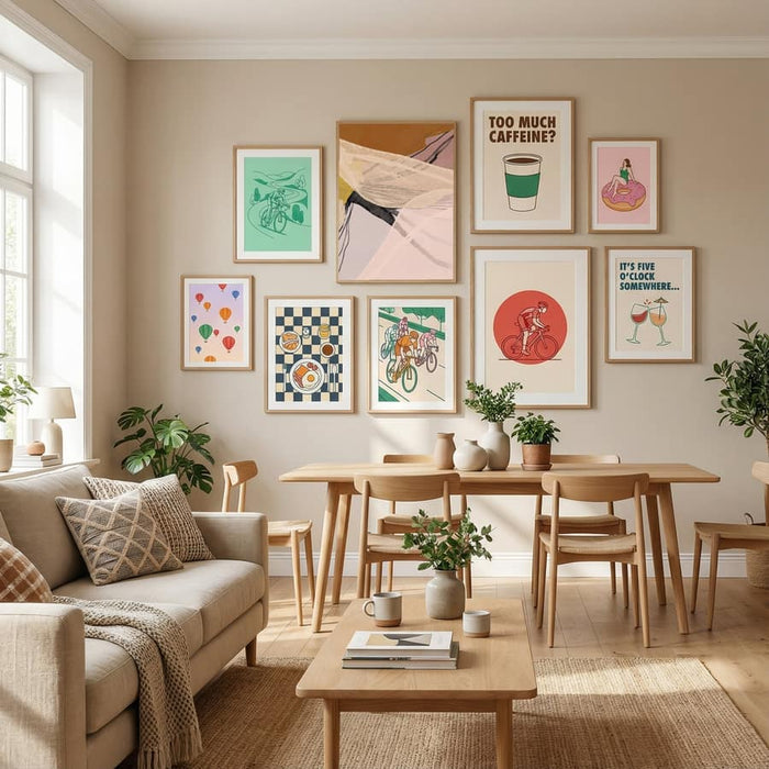 Floral Layers Poster – plakat og kunsttryk