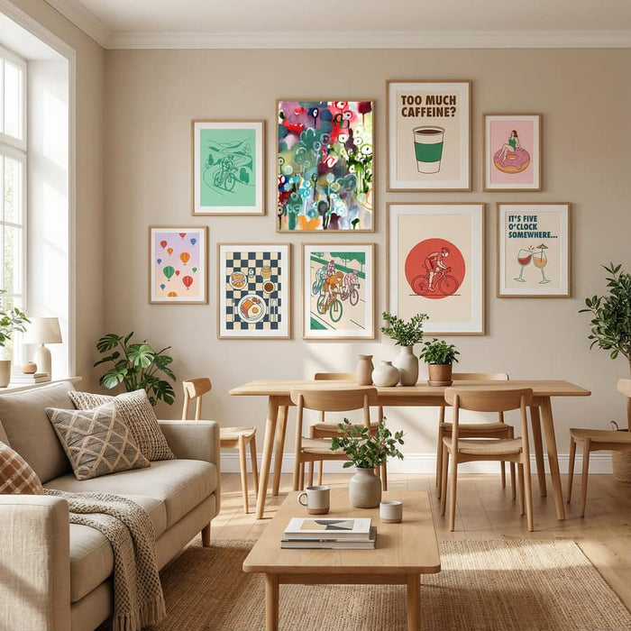 Flower Garden Poster by Janel Bragg in Define Your Sanctuary gallery wall