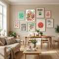 Flowering Succulent and Cacti Garden Poster by Uta Krogmann in Define Your Sanctuary gallery wall