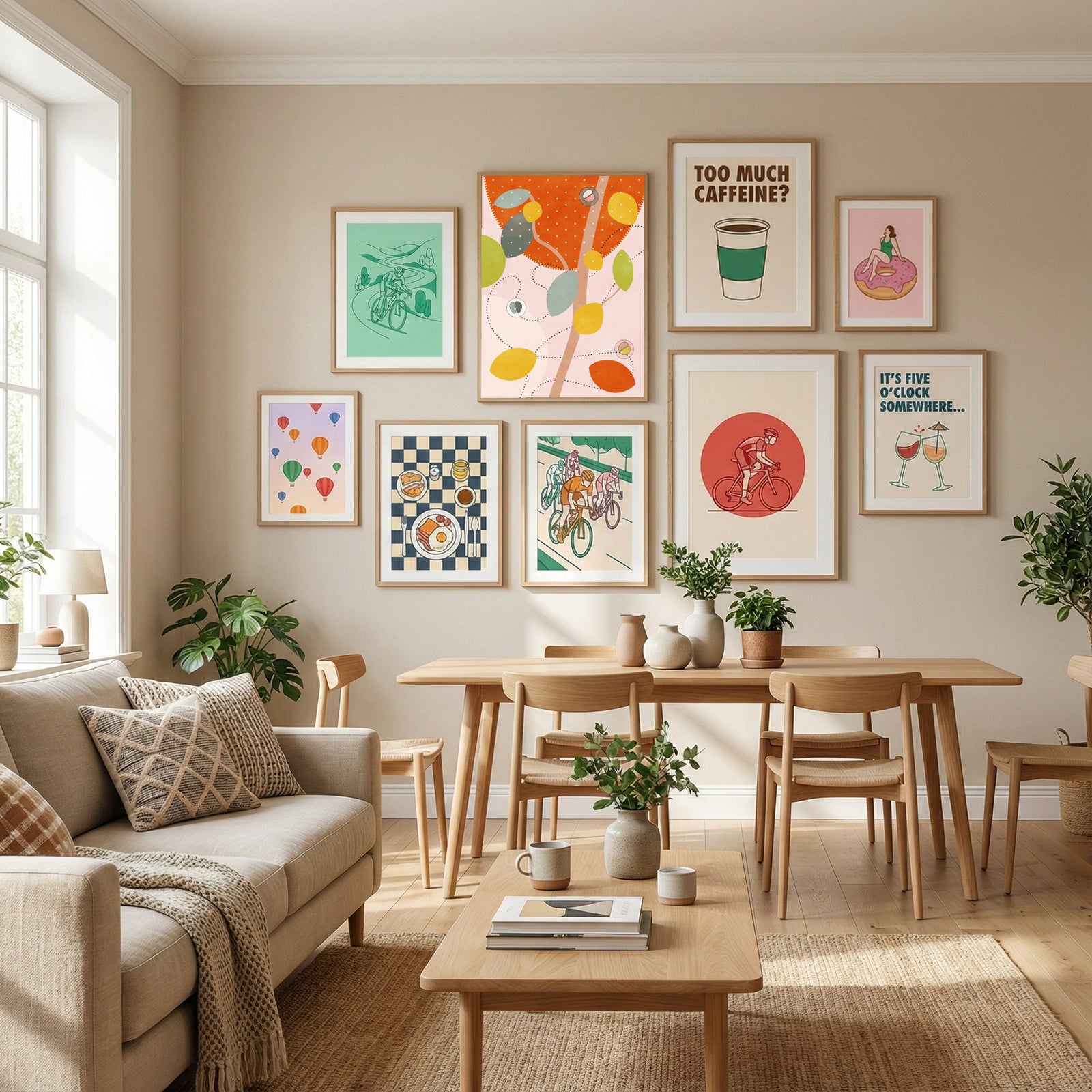 Friendly Colors Hilma 5 Poster by Ana Rut Bre in Define Your Sanctuary gallery wall