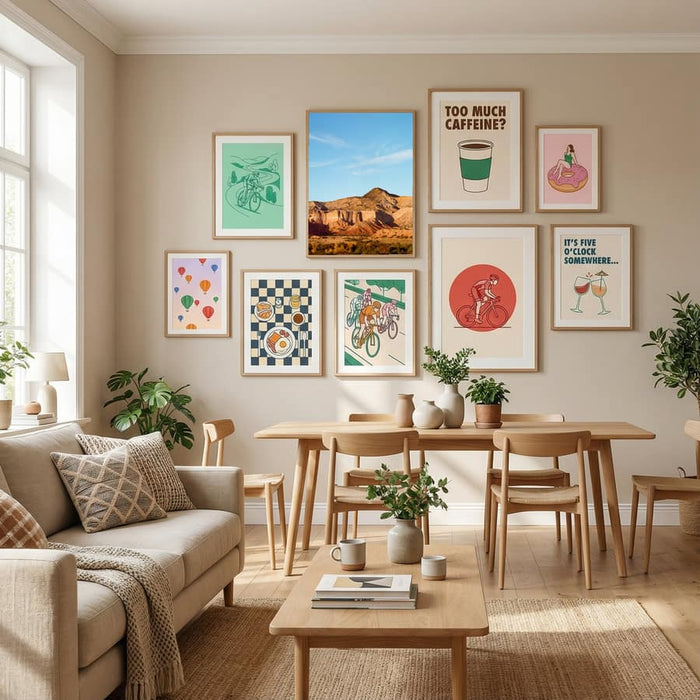 Ghost Ranch Sunset Poster – plakat og kunsttryk