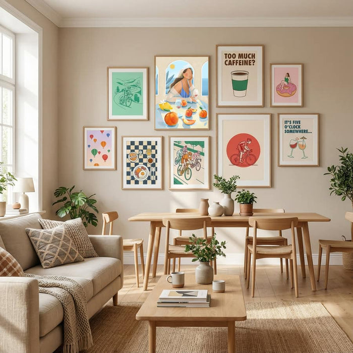 Girl with peaches Poster – poster and art print
