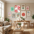 Graphic Florals Boho Poster by Sannel Larson in Define Your Sanctuary gallery wall