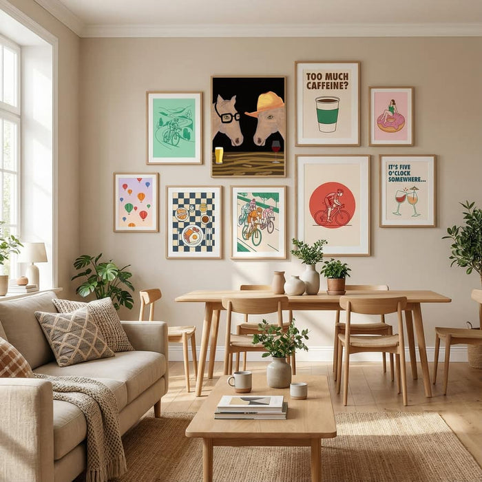 Affiche Horses at the bar – affiche et impression d’art