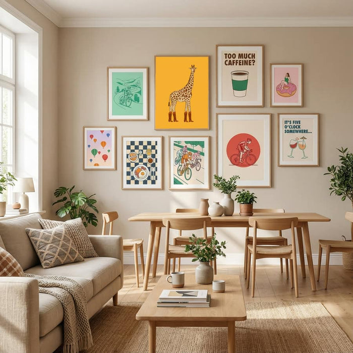 Jolene the Cowgirl Giraffe Poster by Anyone Can Yeehaw in Define Your Sanctuary gallery wall