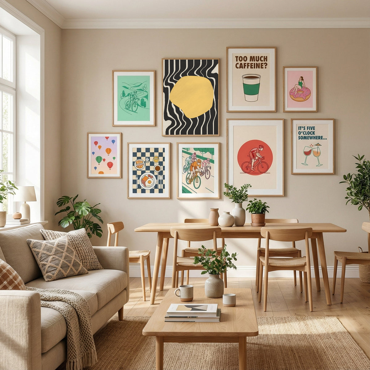 Liquid Yellow Poster by Little Dean in Define Your Sanctuary gallery wall