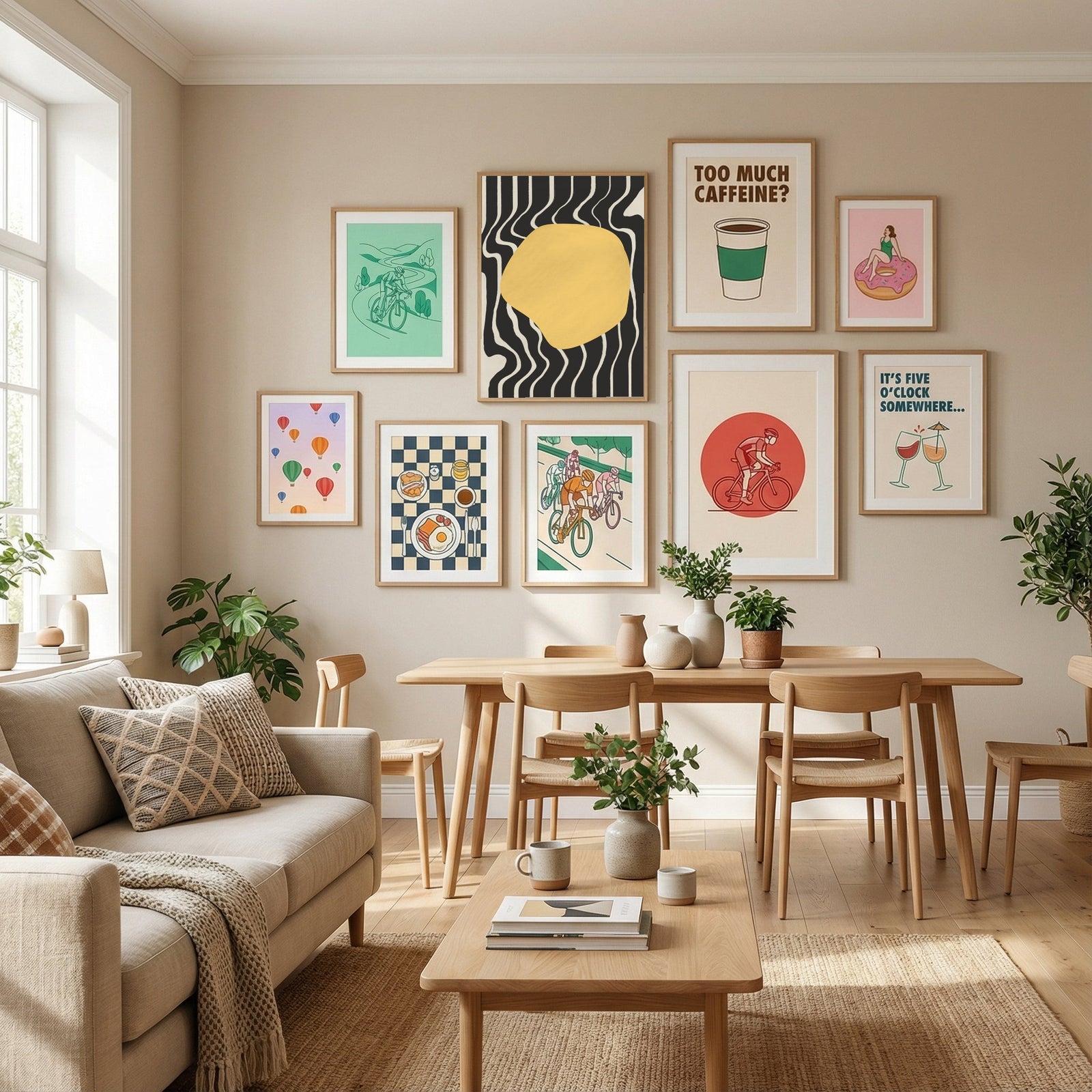 Liquid Yellow Poster by Little Dean in Define Your Sanctuary gallery wall