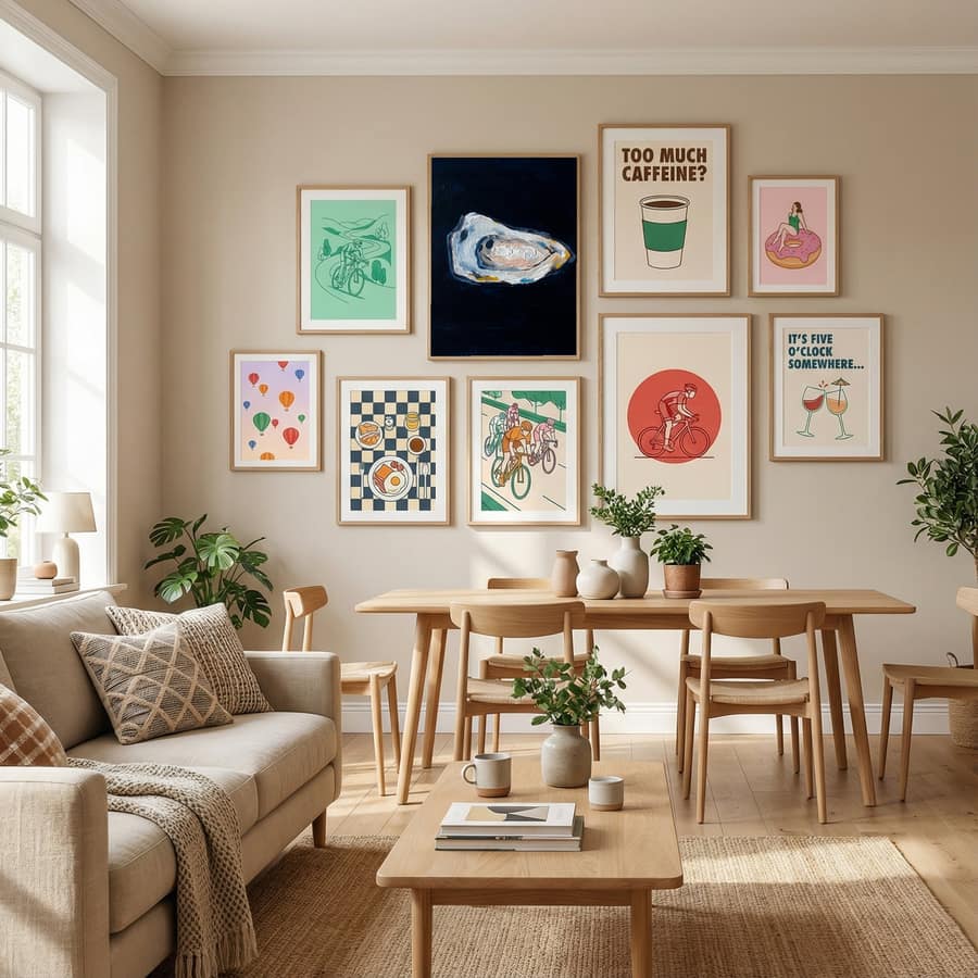 Low Tide Blue Poster – plakat og kunsttryk
