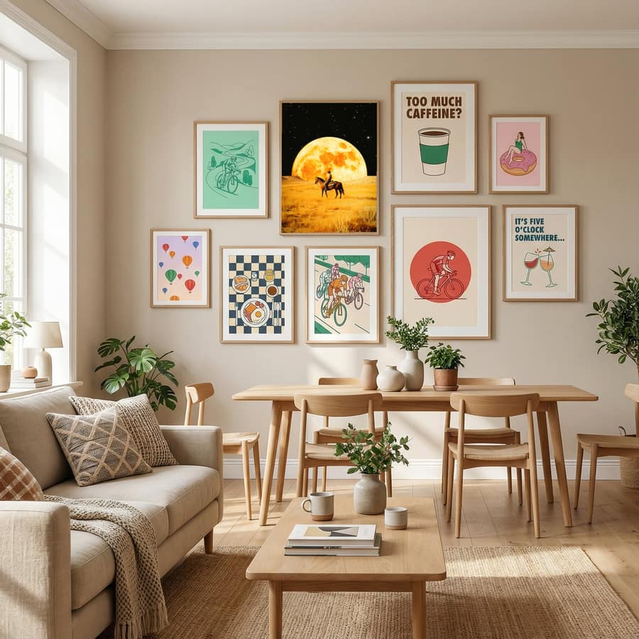 Lunar Cowboy Poster by Taudalpoi in Define Your Sanctuary gallery wall