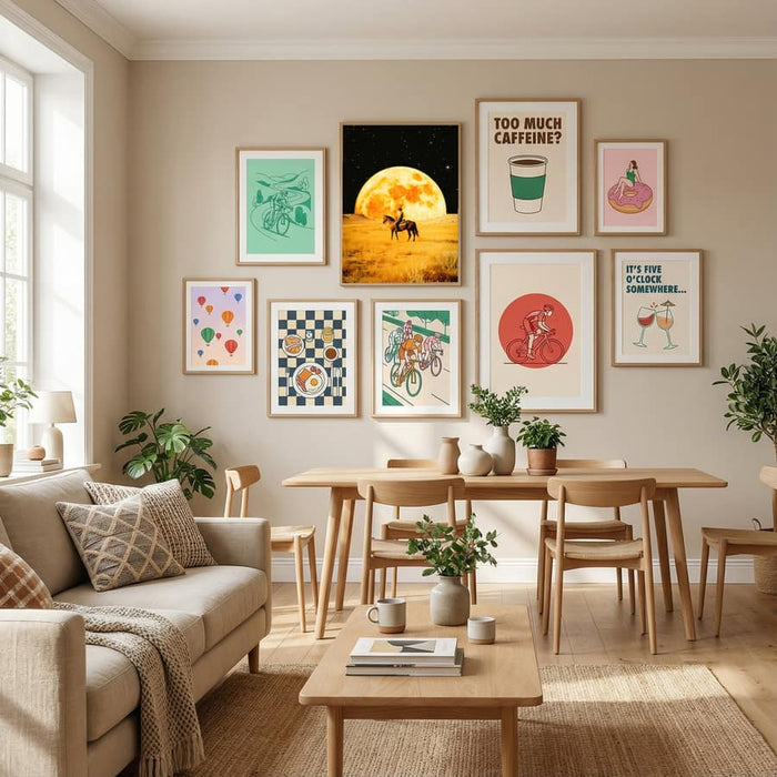 Lunar Cowboy Poster by Taudalpoi in Define Your Sanctuary gallery wall