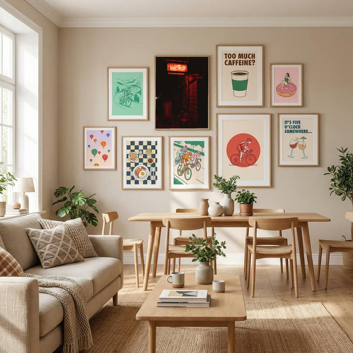 Marfa Night Vibes Poster by Bethany Young in Define Your Sanctuary gallery wall