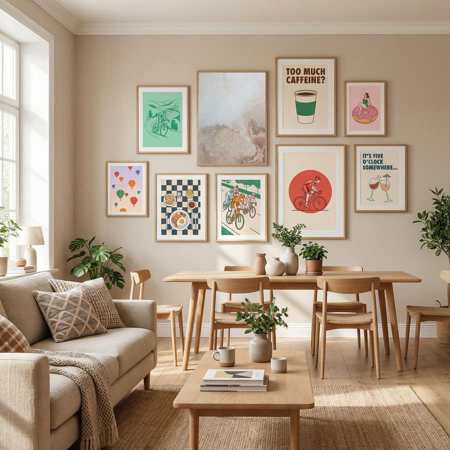 Minimalist Art - Fusion Poster – Poster und Kunstdruck