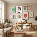 Mocca Coffee on Stripes - Hug in a Cup Poster – poster and art print