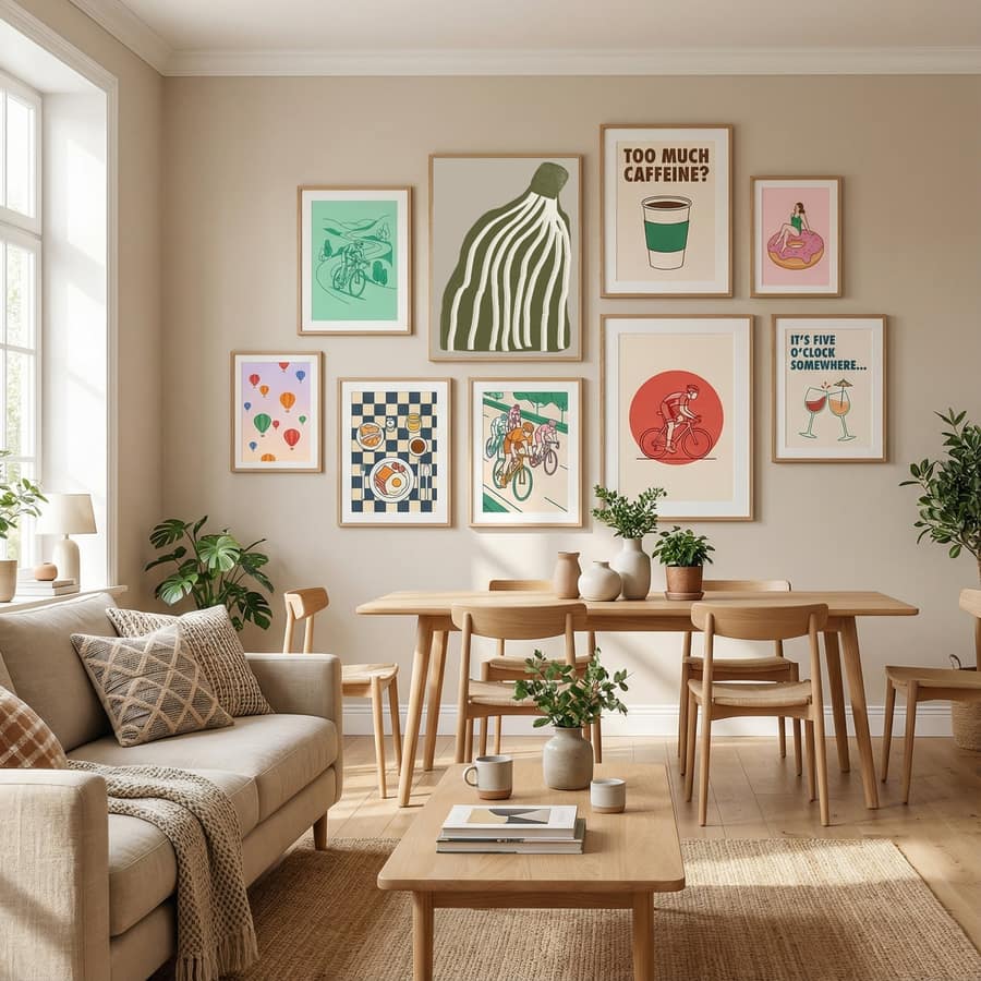 Modern Flower Poster – Poster und Kunstdruck