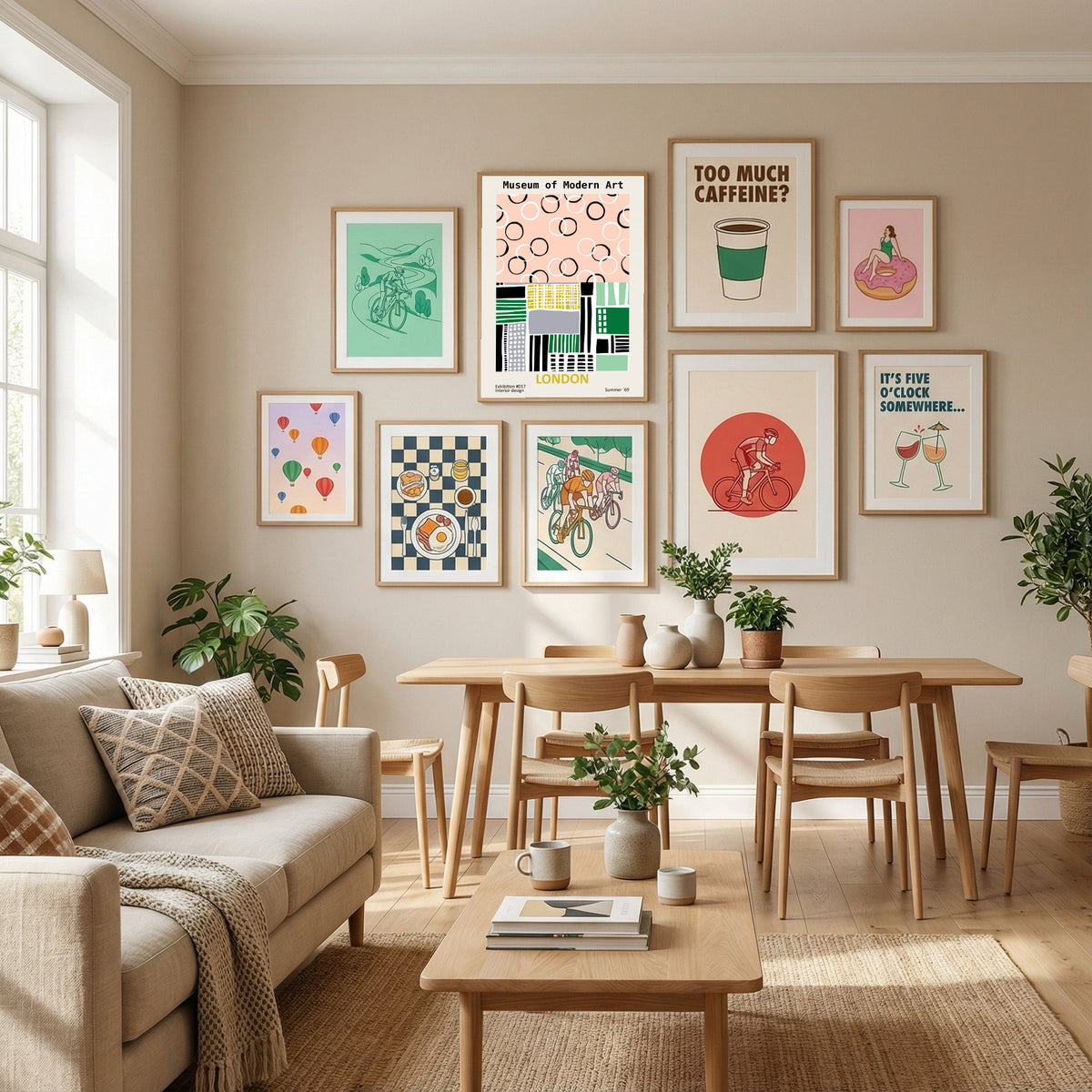 Museum of Modern Art London Poster by Annick in Define Your Sanctuary gallery wall