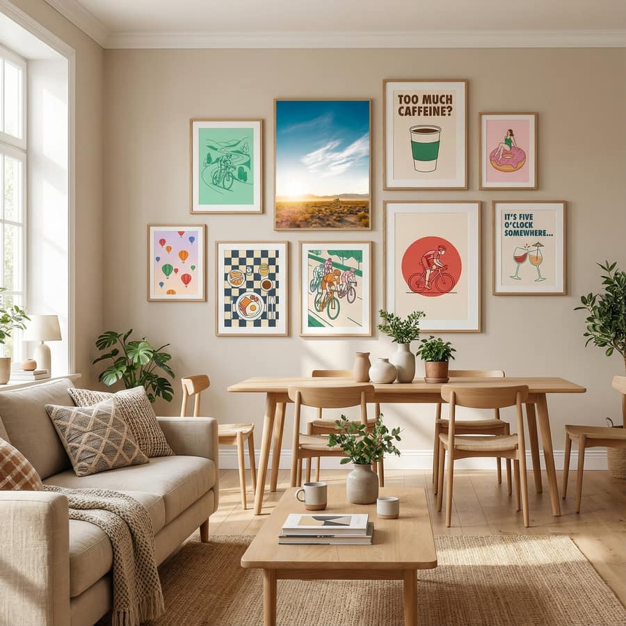 Nevada Desert Sunrise Poster by Bethany Young in Define Your Sanctuary gallery wall