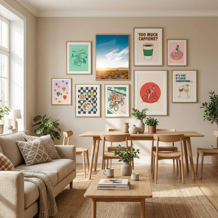 Nevada Desert Sunrise Poster by Bethany Young in Define Your Sanctuary gallery wall