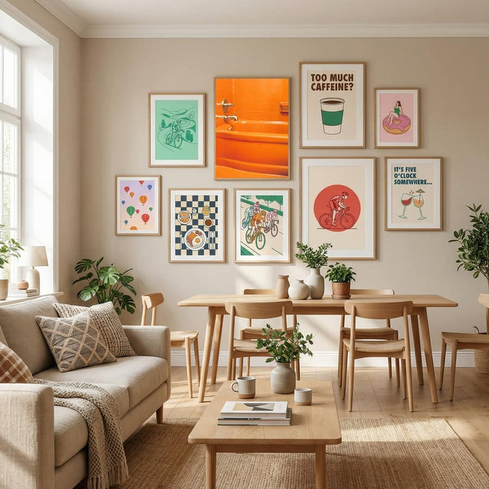 Orange Tub Poster by Bethany Young in Define Your Sanctuary gallery wall