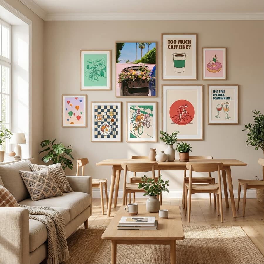 Palm Springs Curb Poster – plakat og kunsttryk