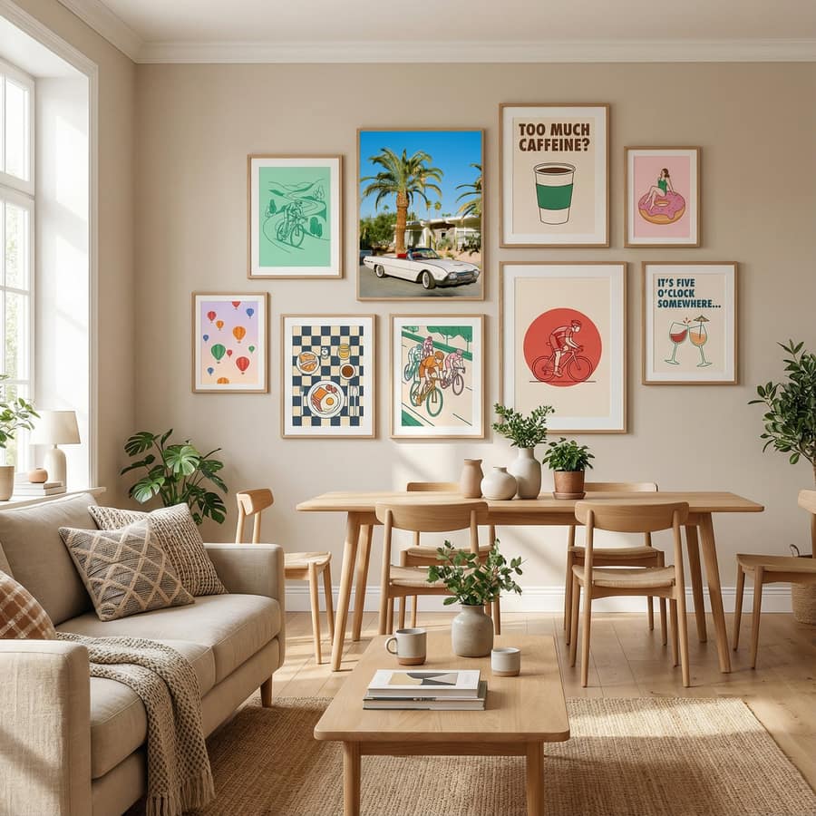 Palm Springs Thunderbird Poster by Bethany Young in Define Your Sanctuary gallery wall