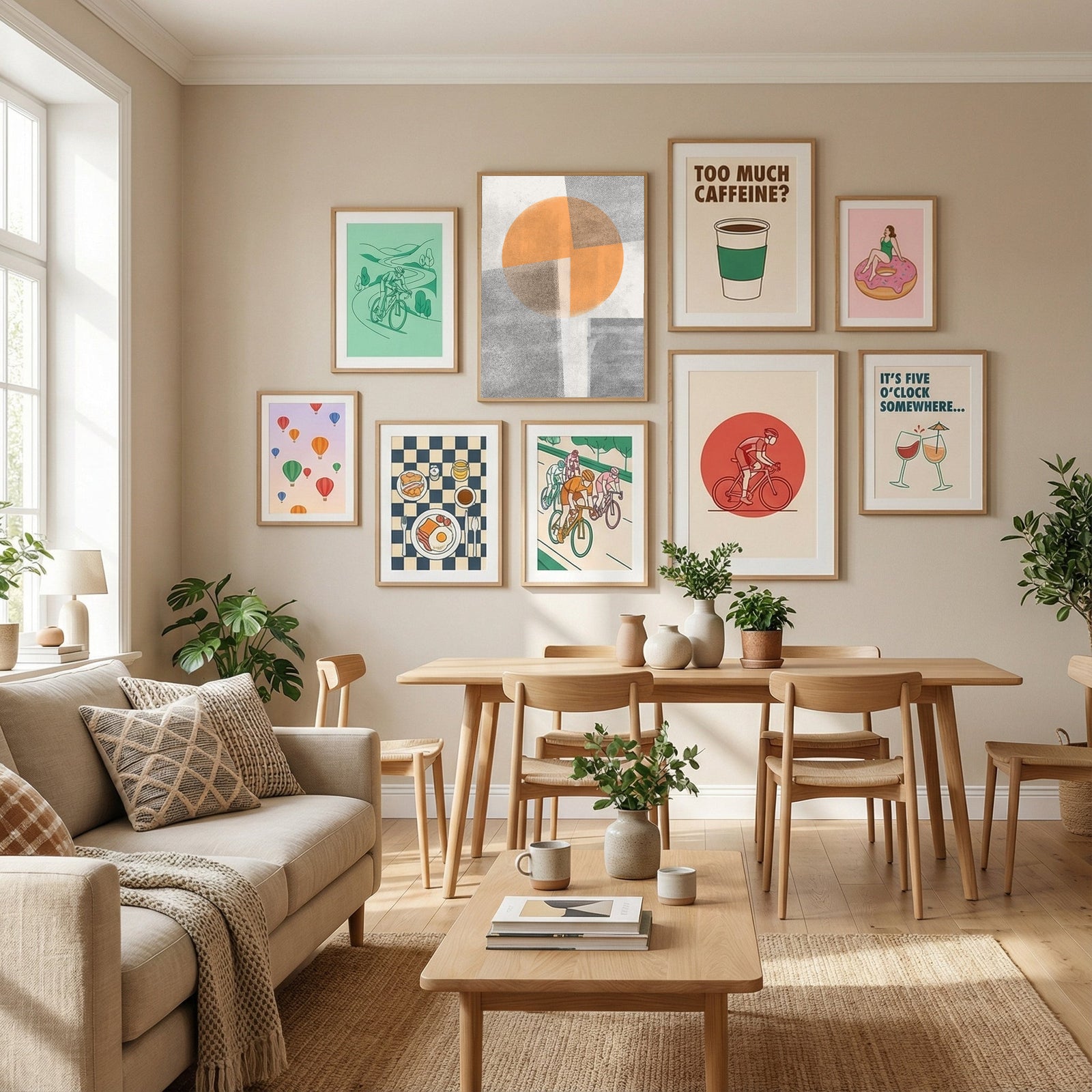 Paper Collage No.3 Poster by The Miuus Studio in Define Your Sanctuary gallery wall