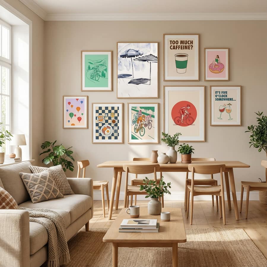 Parasols Poster – Poster und Kunstdruck