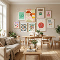 Pastel Geometry Poster by Ana Rut Bre in Define Your Sanctuary gallery wall