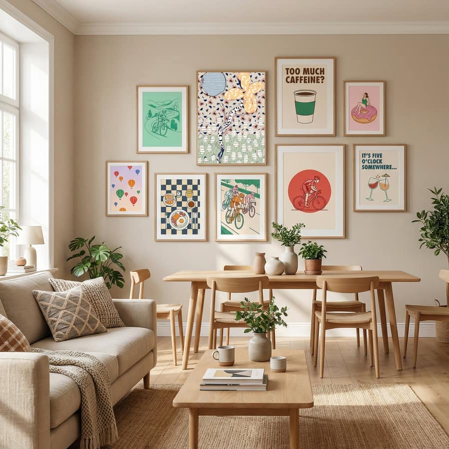 Patternplayno.12 Poster by Treechild in Define Your Sanctuary gallery wall