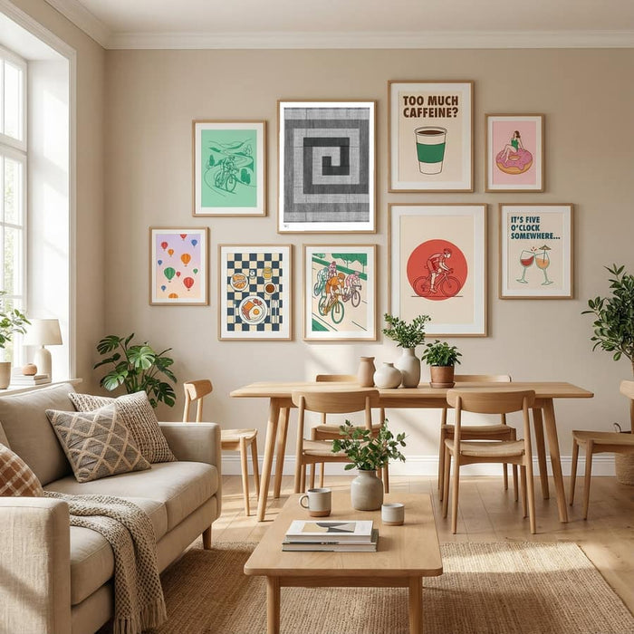 Patterns Fabric Inspired 2b Poster – poster en kunstdruk