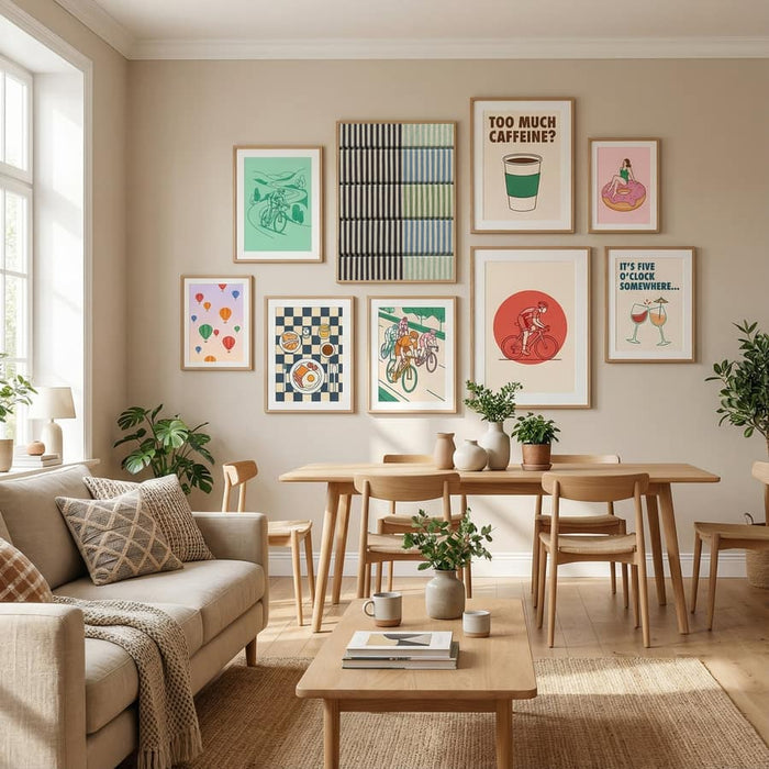Pelco Stripe Black Pictufy Poster – poster en kunstdruk