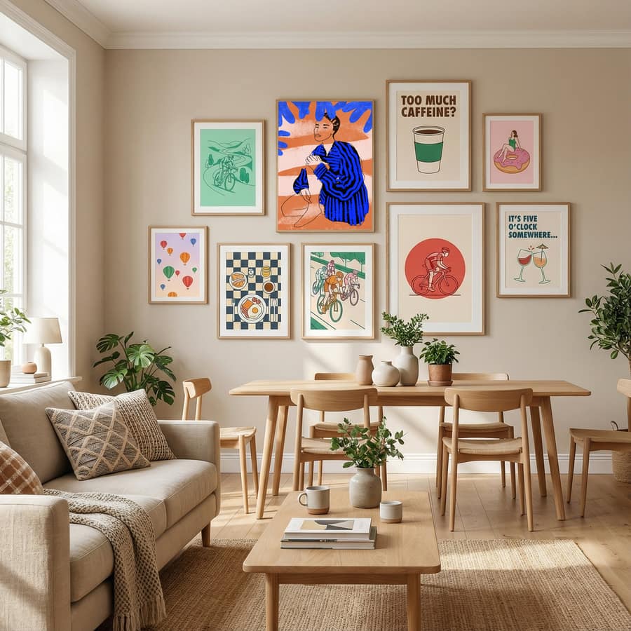 Pigmentplayno3 Poster – Poster und Kunstdruck