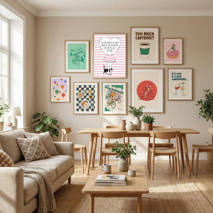 Pink Heart Poster – Poster und Kunstdruck