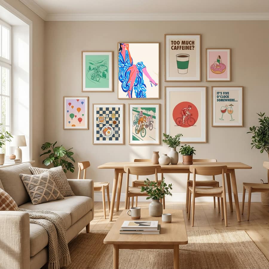 Portrait Woman in robe Poster – plakat og kunsttryk