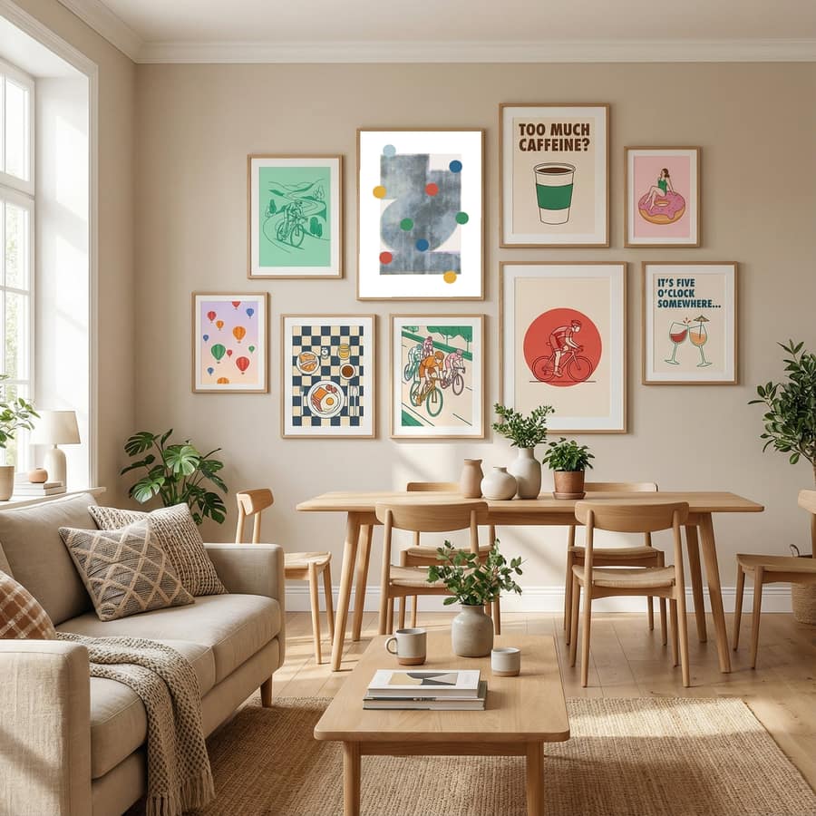 Poster Retro Dots No2. – poster e stampa artistica