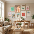 Retro Geometric II Poster by Kathrin Pienaar in Define Your Sanctuary gallery wall
