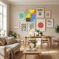 Retro Shapes Poster by The Miuus Studio in Define Your Sanctuary gallery wall