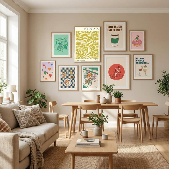 STRIPES. Zebra Collection Poster – plakat og kunsttryk