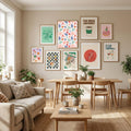 Seashells and Starfish - White Poster – poster and art print