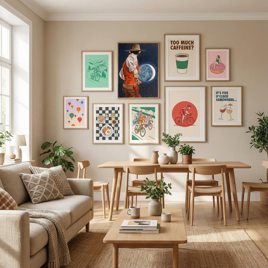 Shoot the Moon Poster by Duane A. Brown in Define Your Sanctuary gallery wall