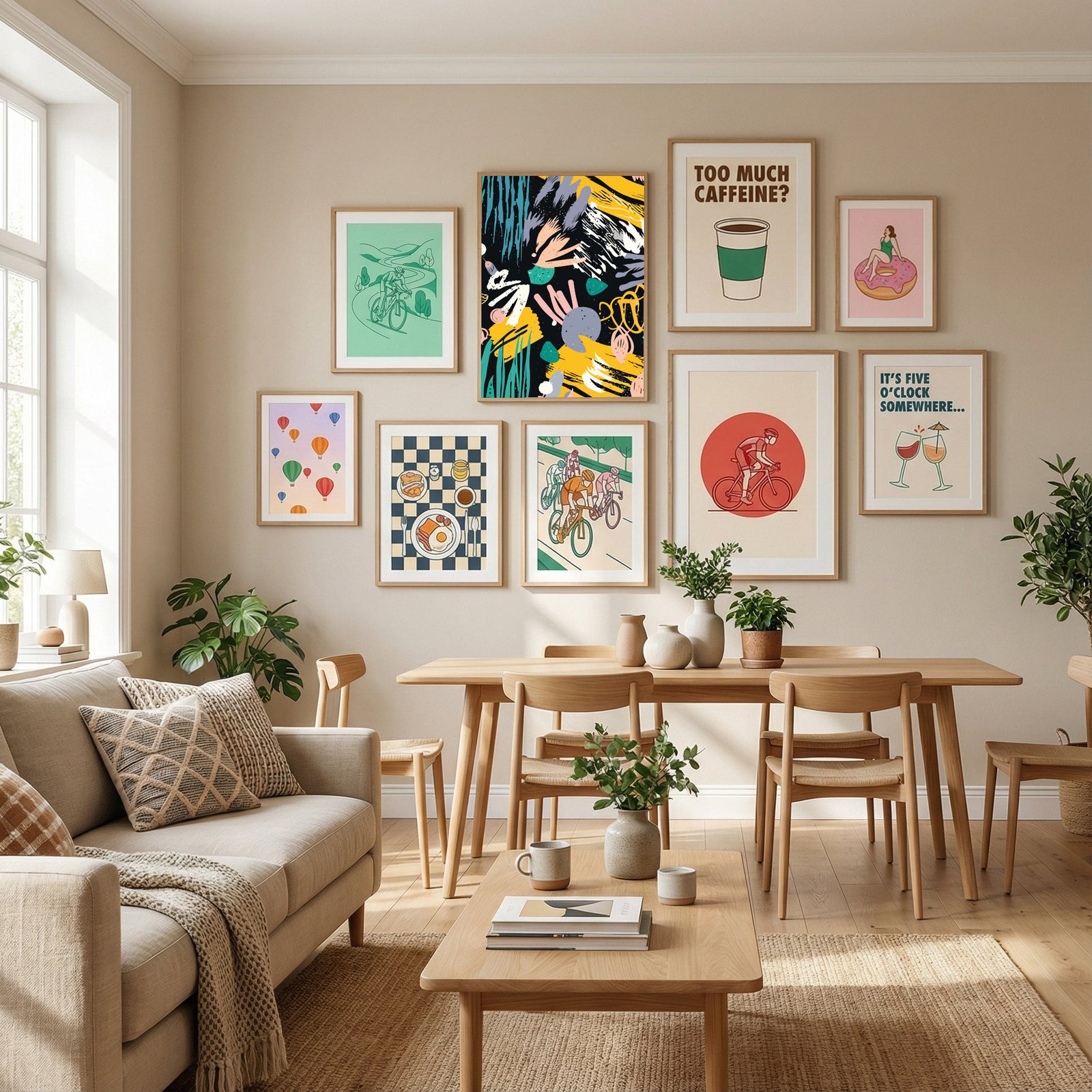 Space Odyssey Poster by Uma Gokhale in Define Your Sanctuary gallery wall