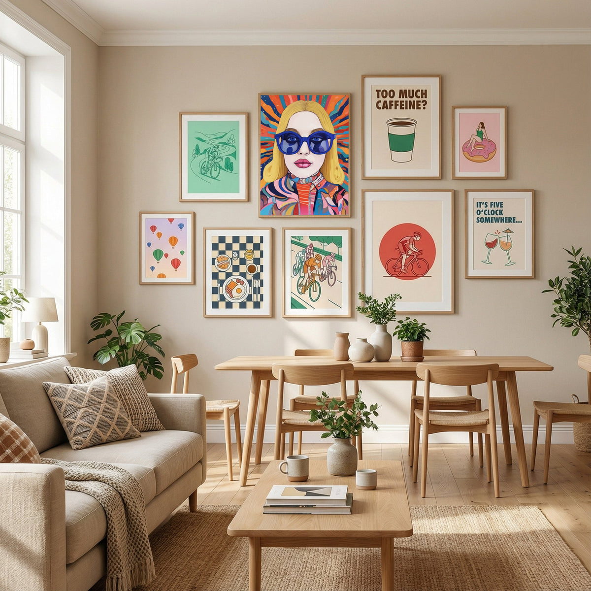 Speed Through Poster by Uma Gokhale in Define Your Sanctuary gallery wall