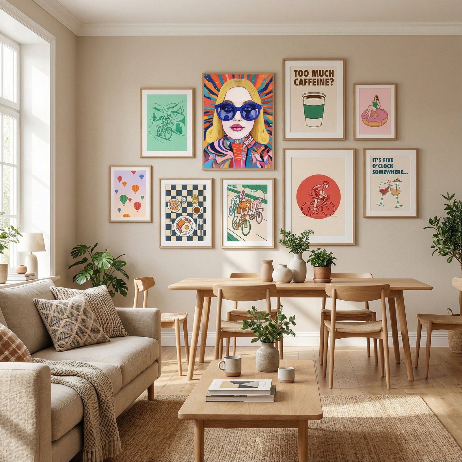 Speed Through Poster by Uma Gokhale in Define Your Sanctuary gallery wall