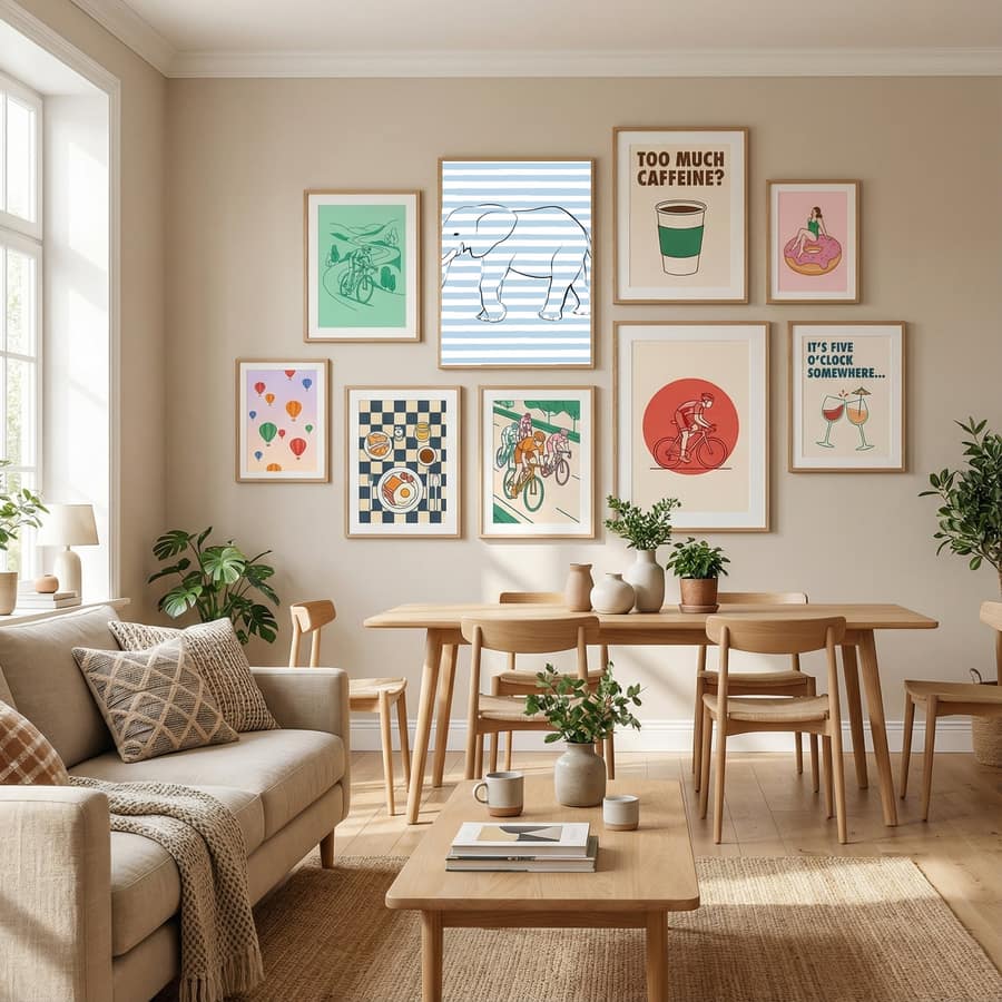 Poster Stripe Elephant – poster e stampa artistica