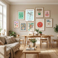 Striped Palm Tree -juliste – juliste ja taidepainatus