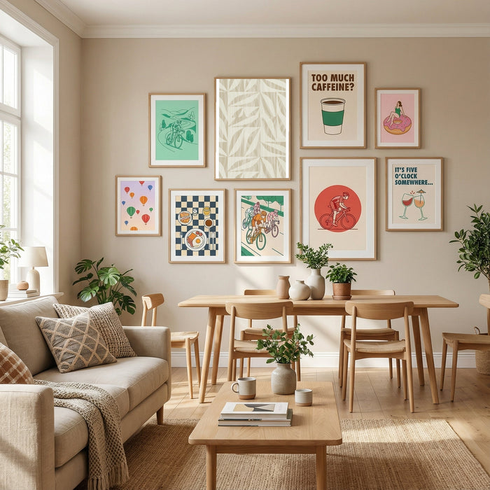 Subtle Botanical Pattern 2 Poster by cartissi in Define Your Sanctuary gallery wall