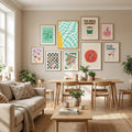 Summer Line Drying Fabric Poster by Little Dean in Define Your Sanctuary gallery wall