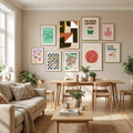 Terra Firma Geometry Poster by cartissi in Define Your Sanctuary gallery wall